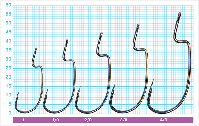Размеры крючков Owner 11671 Megaton Rock Hook