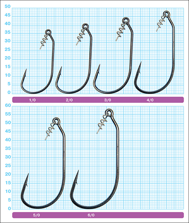 Размеры крючков Owner 5132 Twistlock CPS
