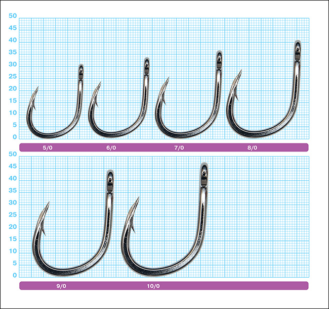 Размеры крючков Owner 5105 Cut Gorilla