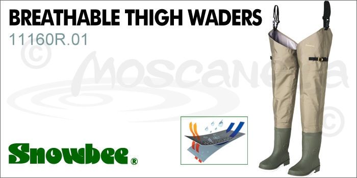 Изображение Snowbee 11160R.01 Сапоги Breathable Thigh Waders 