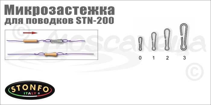 Изображение Stonfo STN-200 Микрозастежка для поводков