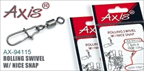 AX-94115 Rolling Swivel w/ Nice Snap