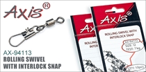 AX-94113 Rolling Swivel With Interlock Snap