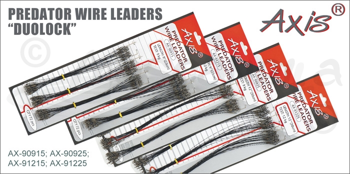 Изображение Axis AX-90915; AX-90925; AX-91215; AX-91225 Поводок Predator Wire leaders "Duolock"